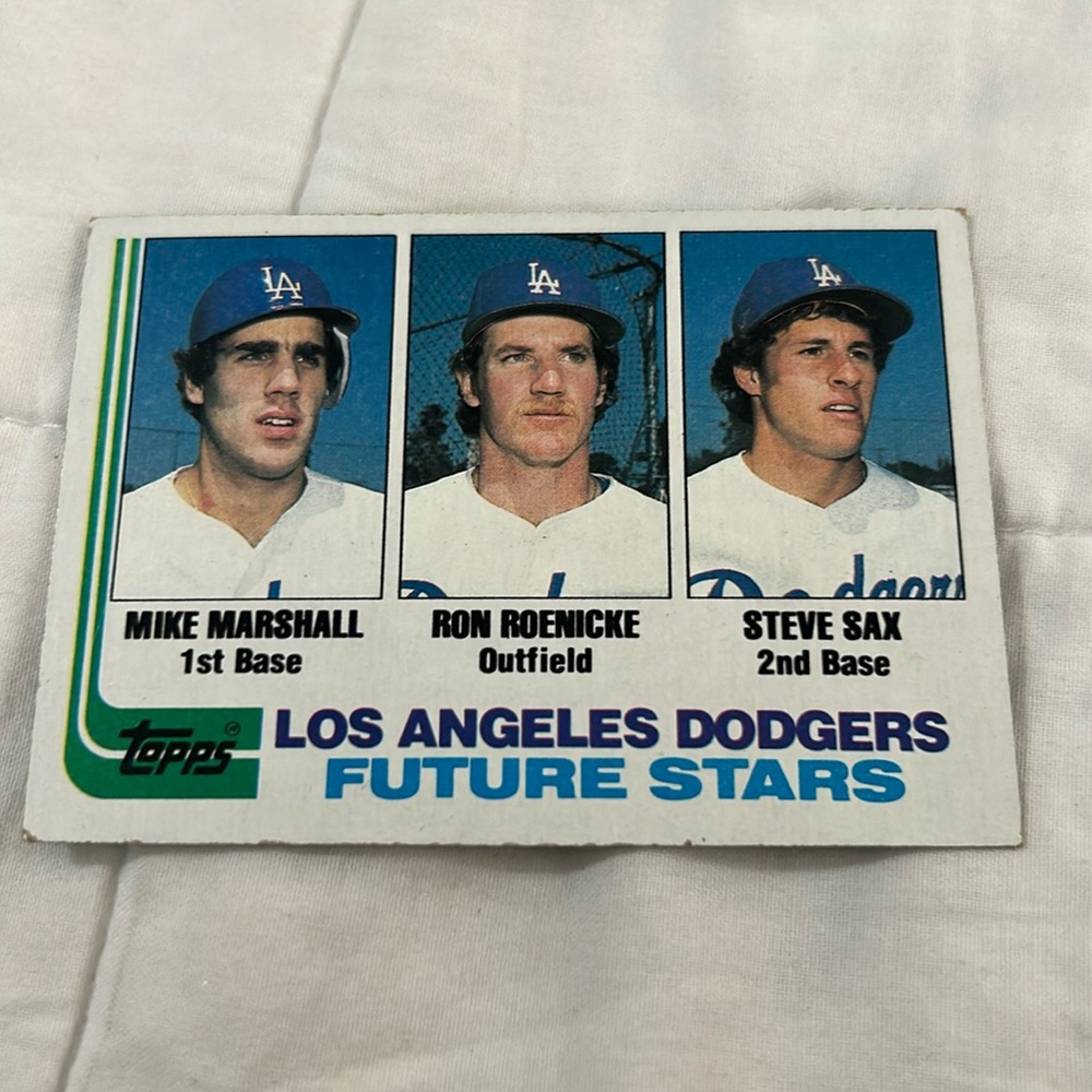 Steve Sax 1982 Topps rookie